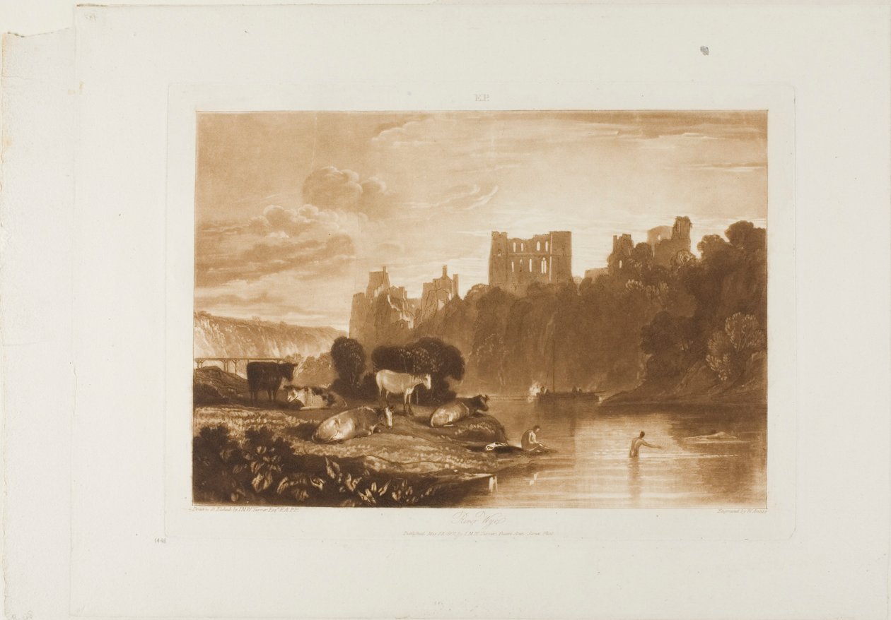 River Wye, placa 48 do Liber Studiorum de Joseph Mallord William Turner