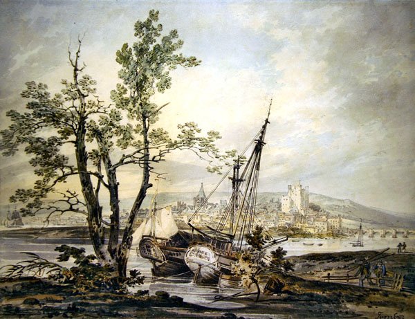 Rochester (lápis e aguarela sobre papel) de Joseph Mallord William Turner