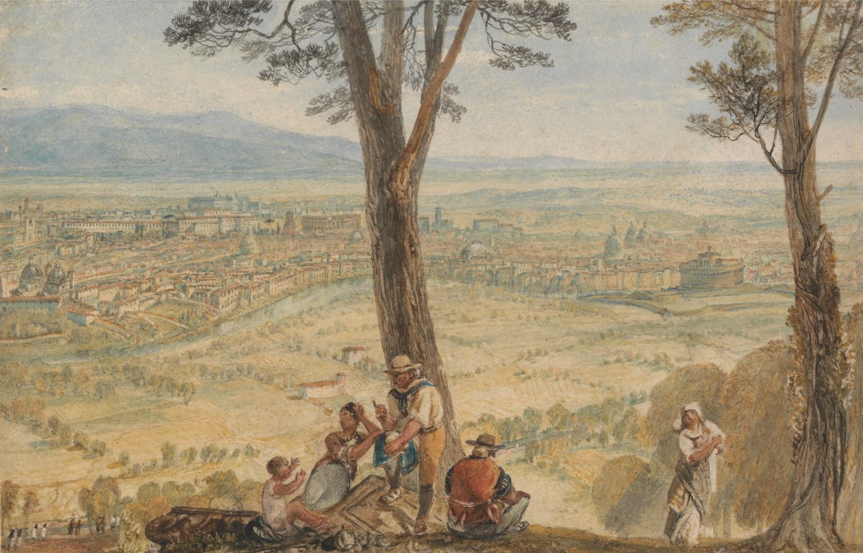 Roma vista do Monte Mario de Joseph Mallord William Turner