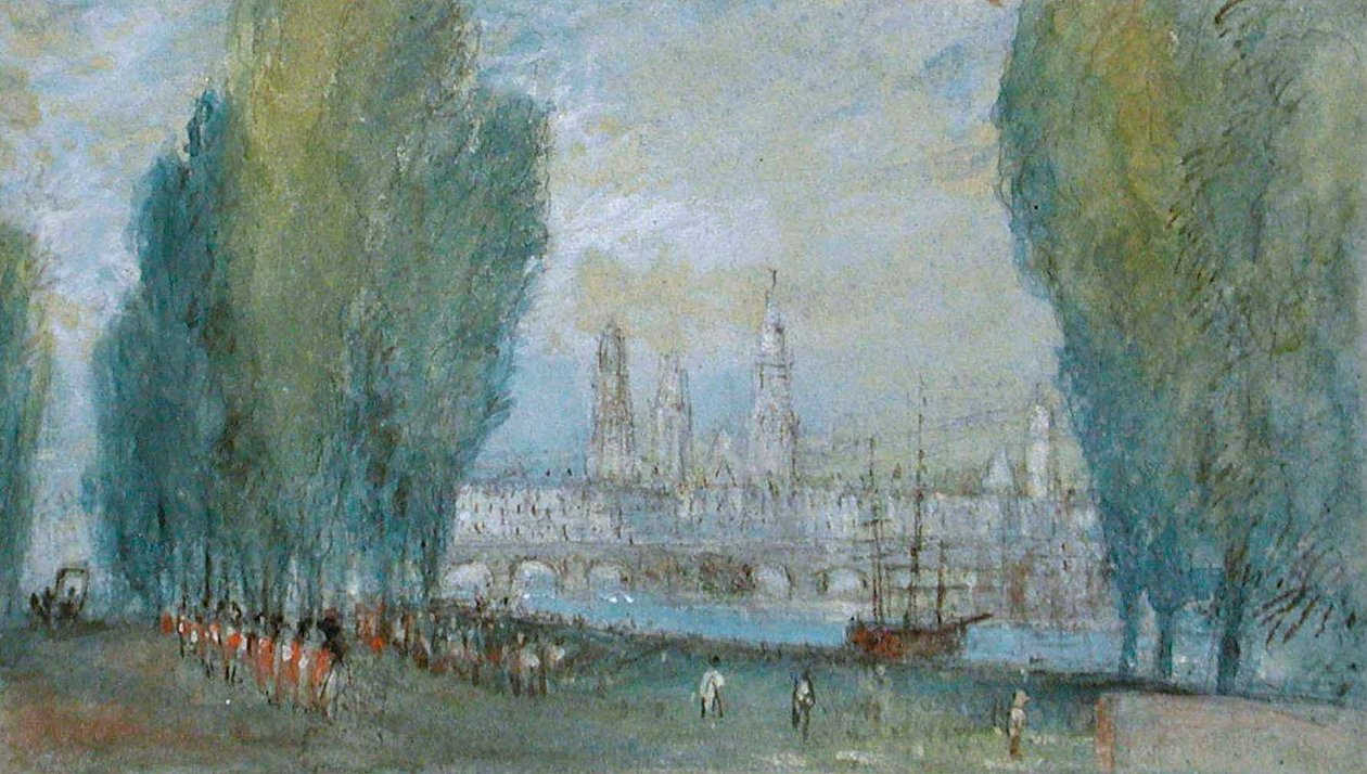 Ruão visto de Saint-Sever de Joseph Mallord William Turner