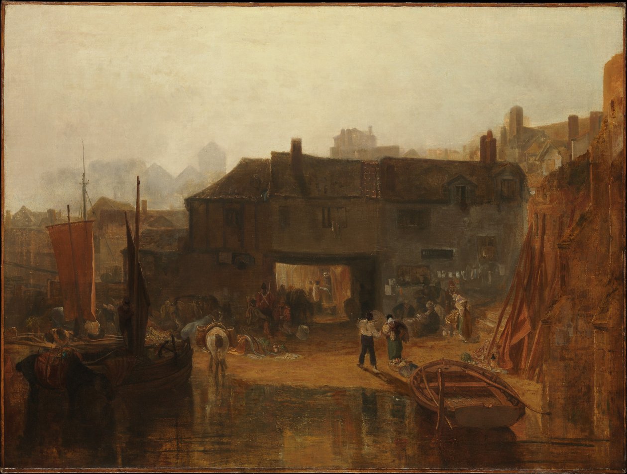 Saltash e a balsa, Cornualha de Joseph Mallord William Turner