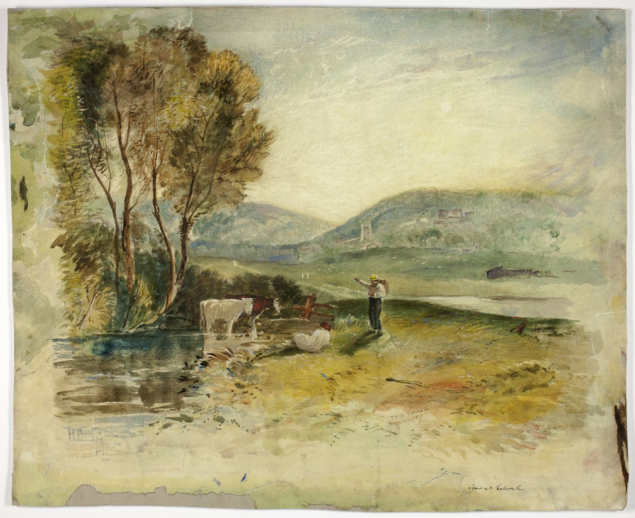 Cena em Lutworth de Joseph Mallord William Turner