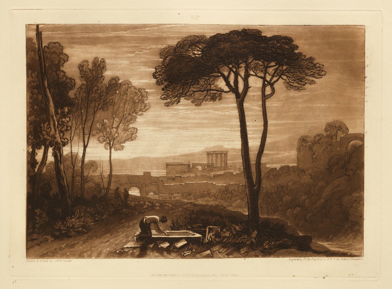 Cenas na Campagna de Joseph Mallord William Turner