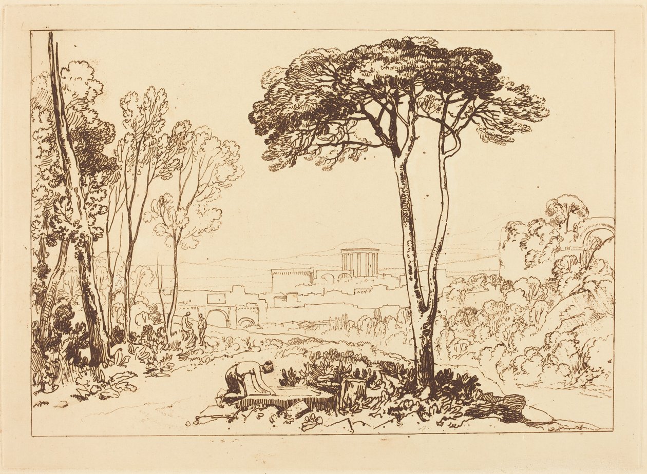 Cena na Campagna de Joseph Mallord William Turner