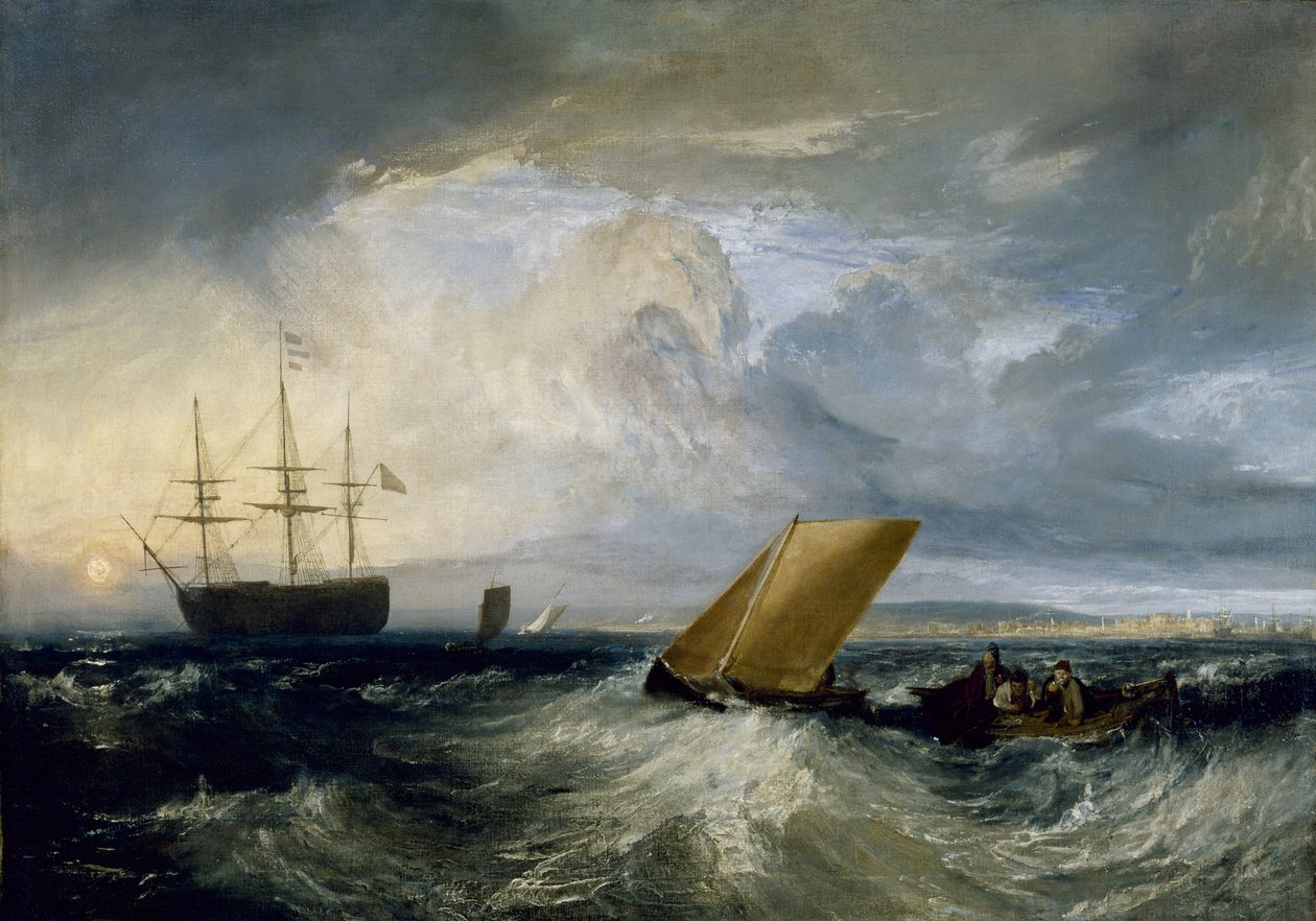 Sheerness visto do Nore de Joseph Mallord William Turner