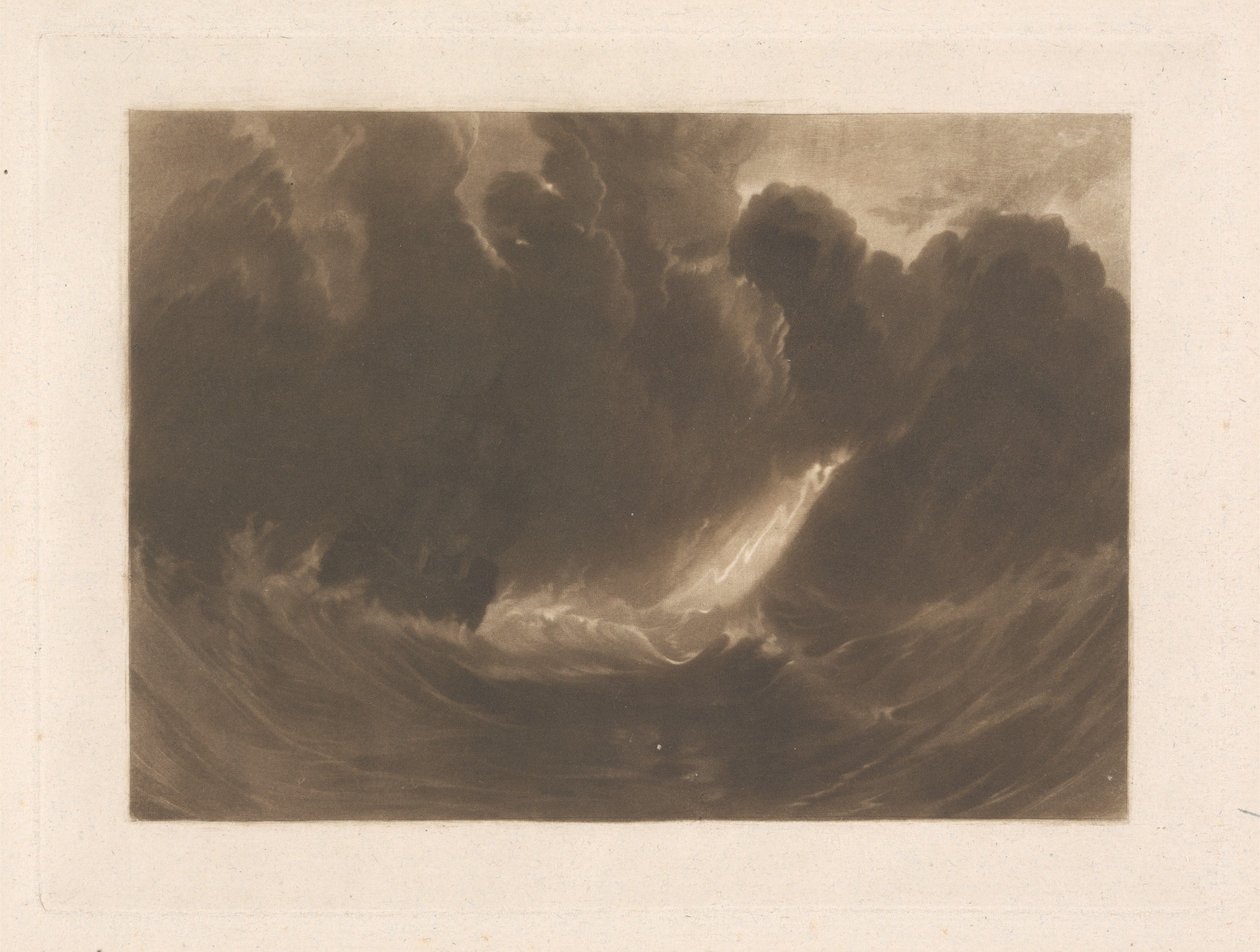 Navio numa tempestade de Joseph Mallord William Turner