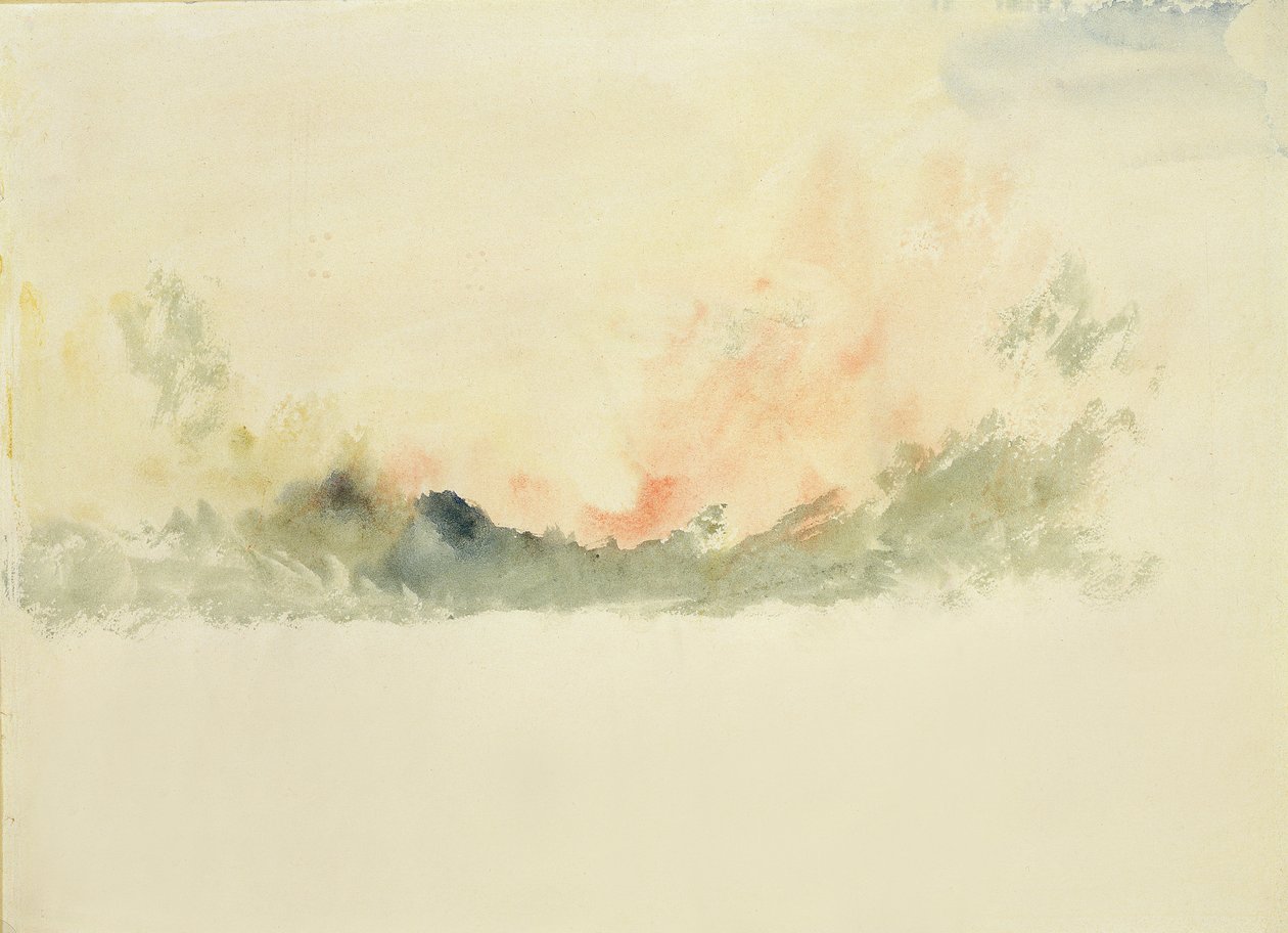 Estudo do céu de Joseph Mallord William Turner