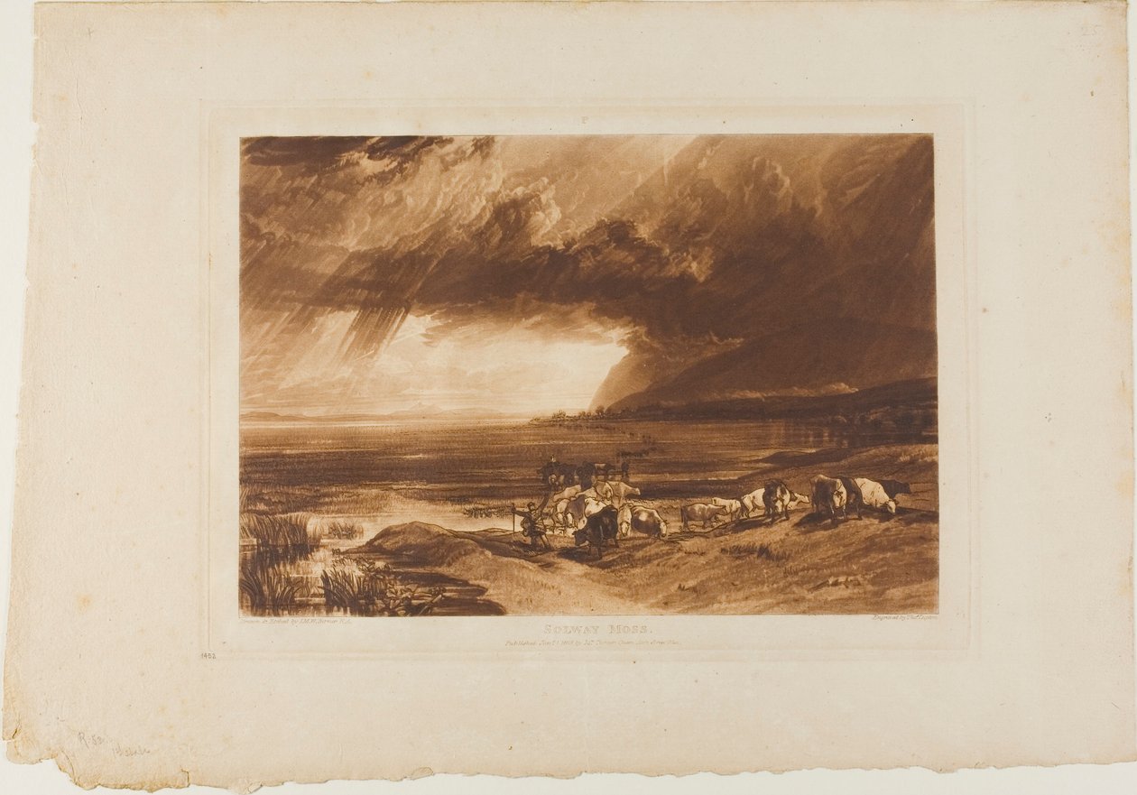 Solway Moss, placa 52 do Liber Studiorum de Joseph Mallord William Turner