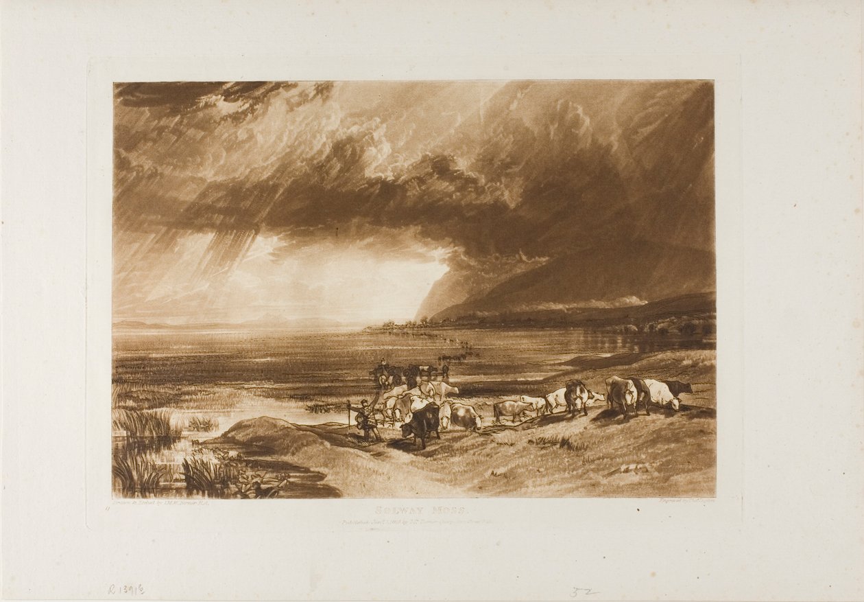 Solway Moss, placa 52 do Liber Studiorum de Joseph Mallord William Turner