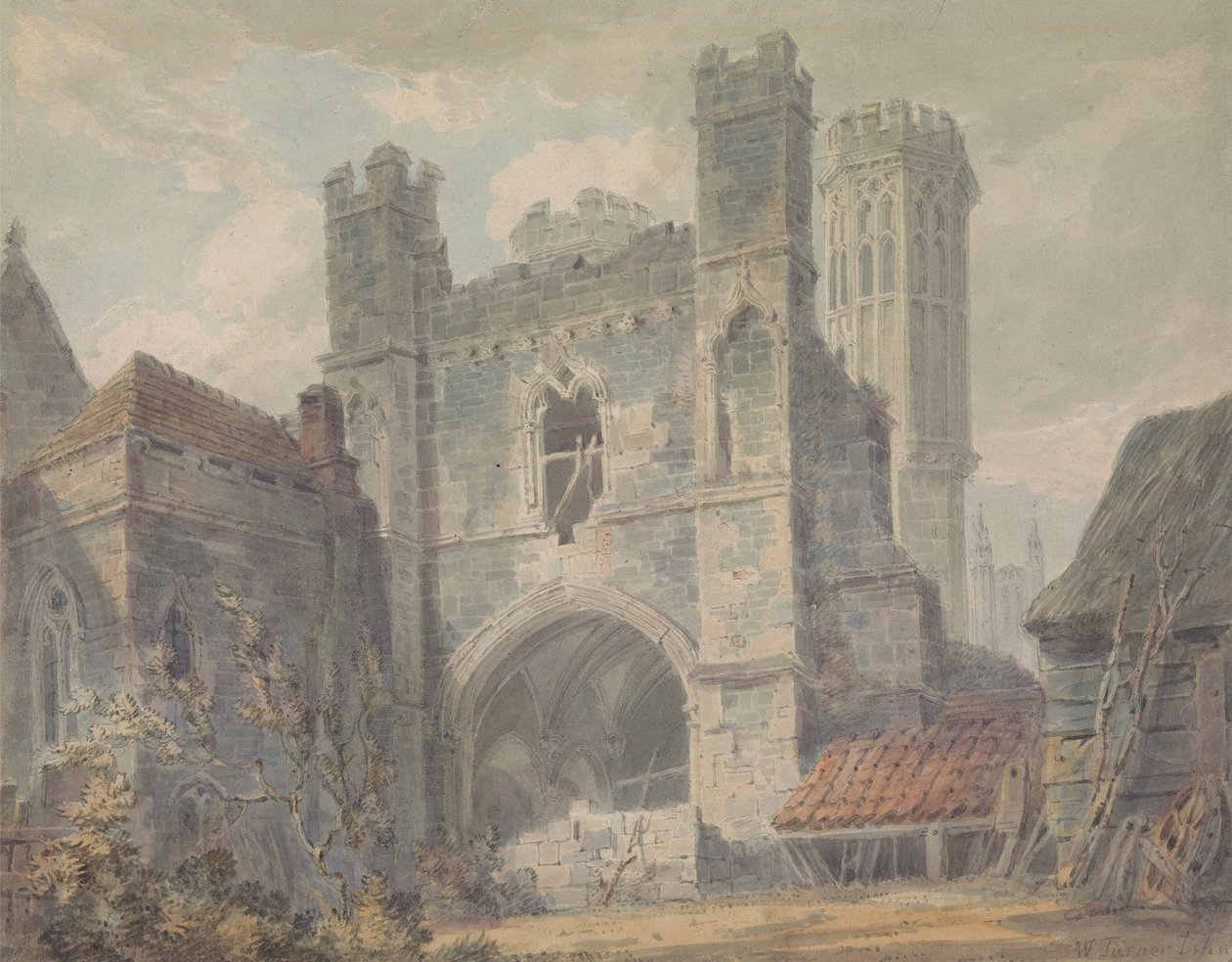 Porta de Santo Agostinho, Cantuária de Joseph Mallord William Turner
