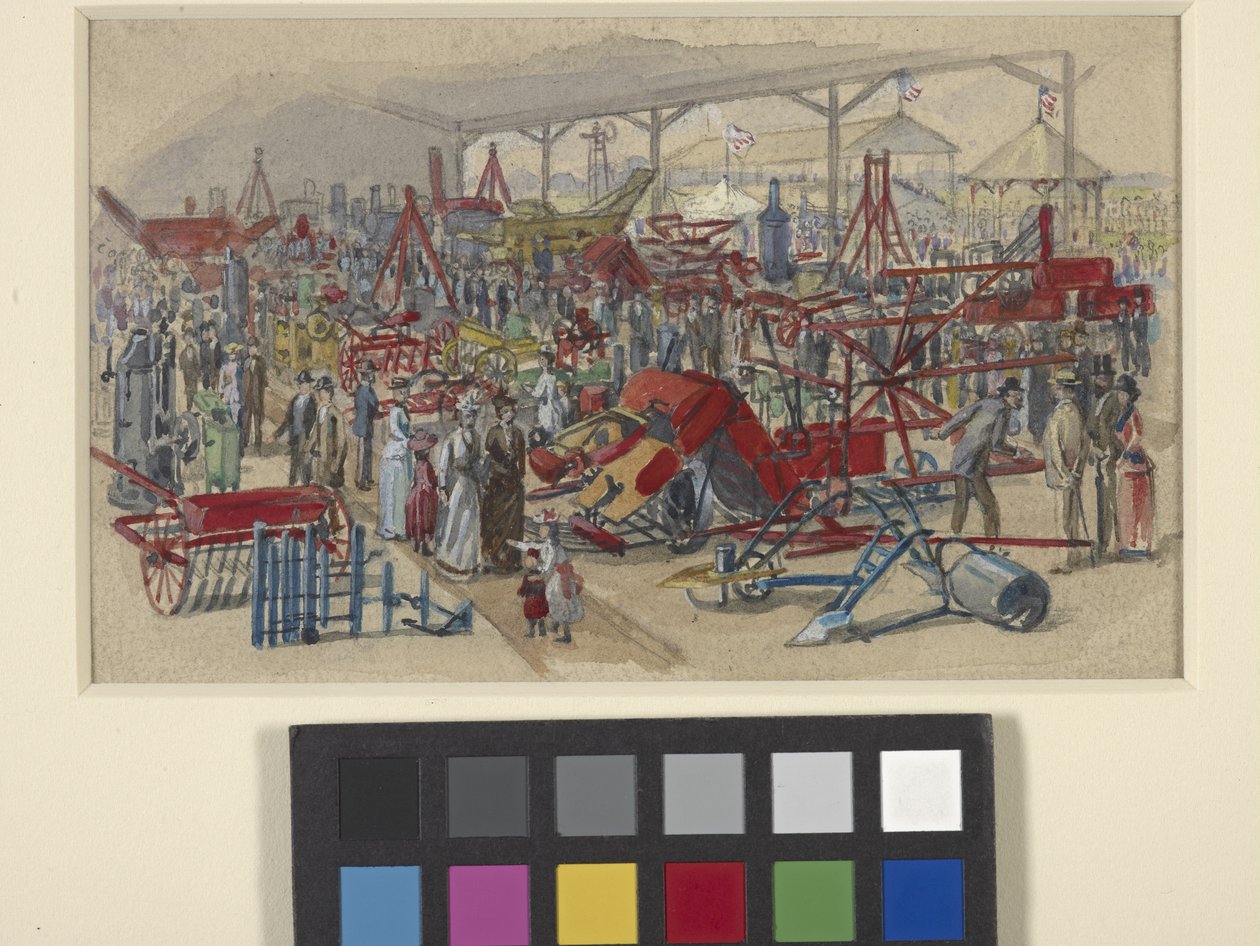 State Fair (aguarela sobre lápis em papel não branco) de Joseph Mallord William Turner