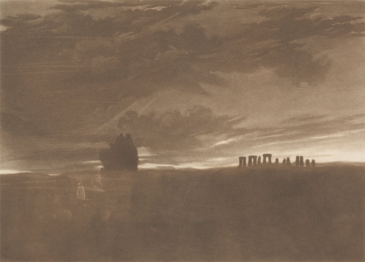 Stonehenge ao amanhecer de Joseph Mallord William Turner