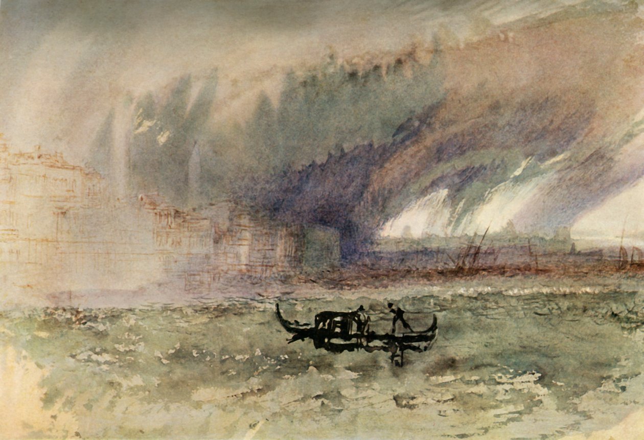 Tempestade nas lagoas, c1830, 1934. de Joseph Mallord William Turner