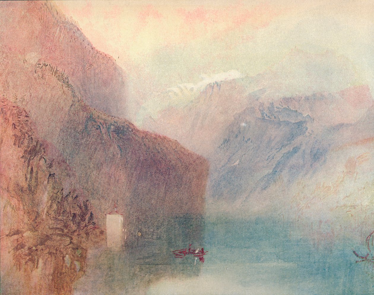 Diz a Capela, Fluelen, 1909 de Joseph Mallord William Turner