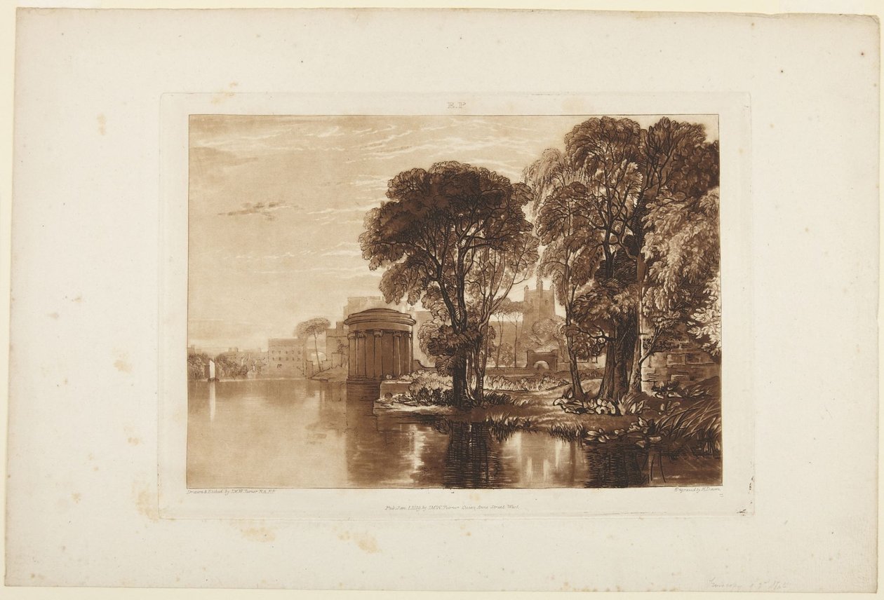 A alcova, Isleworth de Joseph Mallord William Turner