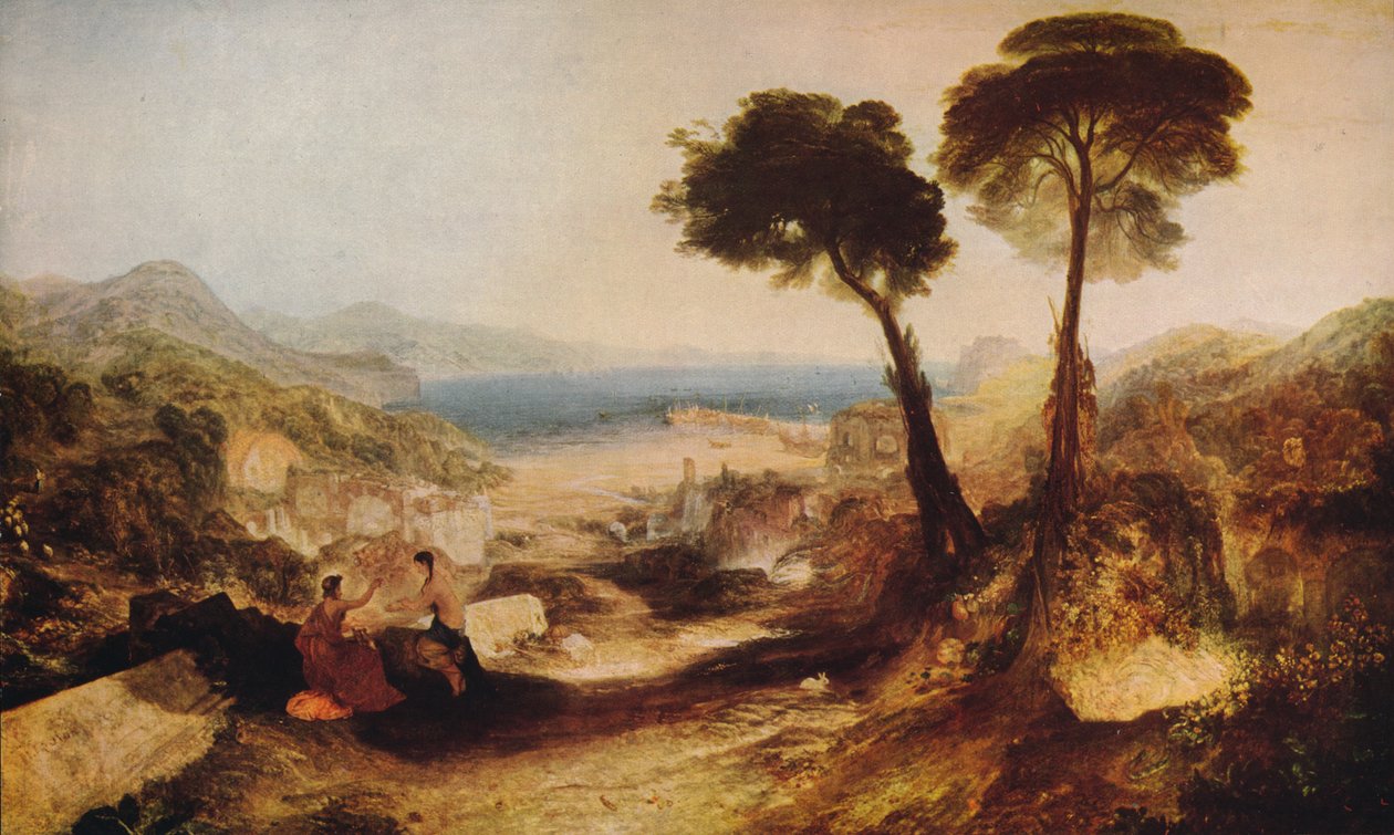 A Baía de Baiae, com Apolo e Sibila, c1823, c1915 de Joseph Mallord William Turner