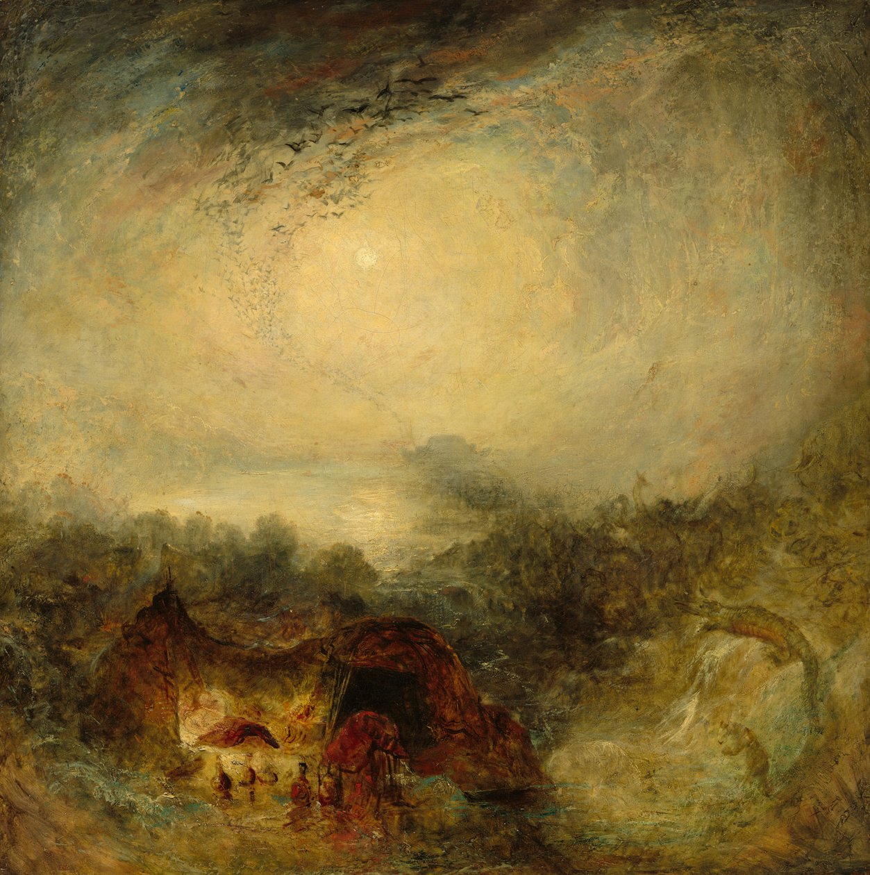 A noite do dilúvio de Joseph Mallord William Turner