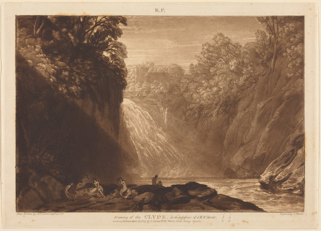 A queda do Clyde de Joseph Mallord William Turner