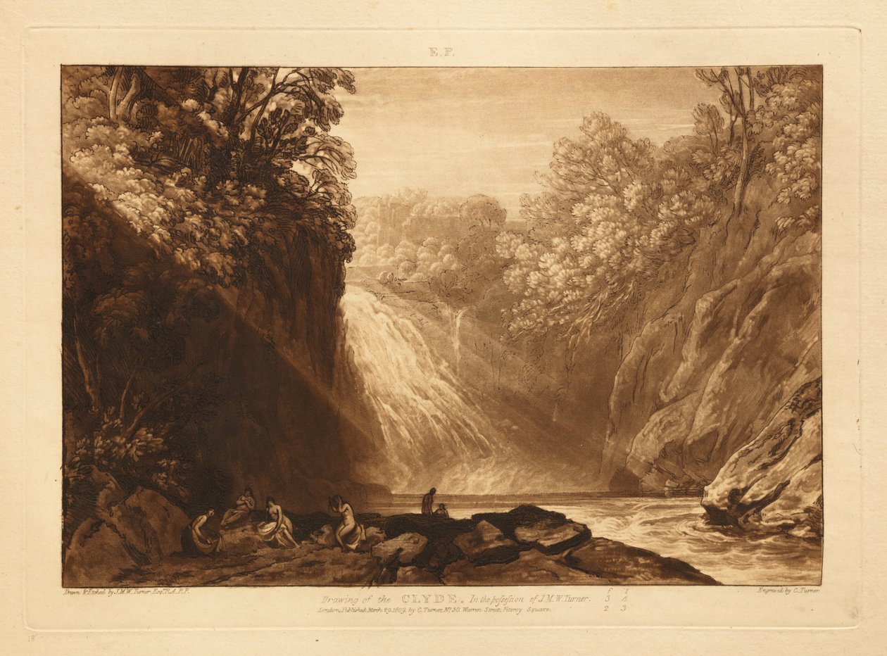 A queda do Clyde de Joseph Mallord William Turner