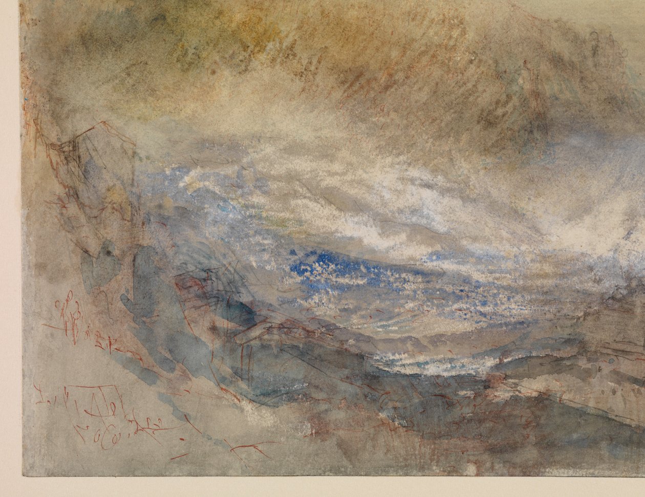 As Cataratas do Reno em Schaffhausen de Joseph Mallord William Turner
