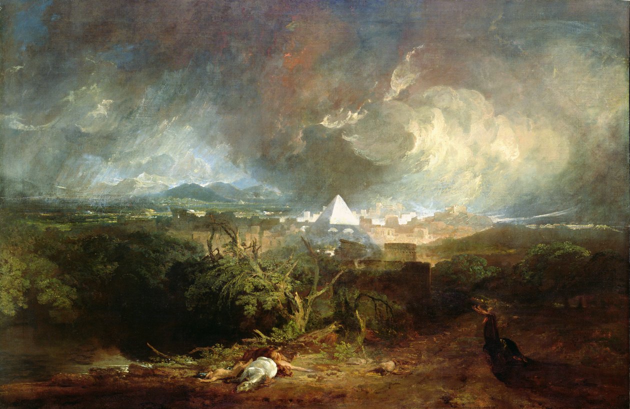 A quinta praga do Egipto (óleo sobre tela) de Joseph Mallord William Turner