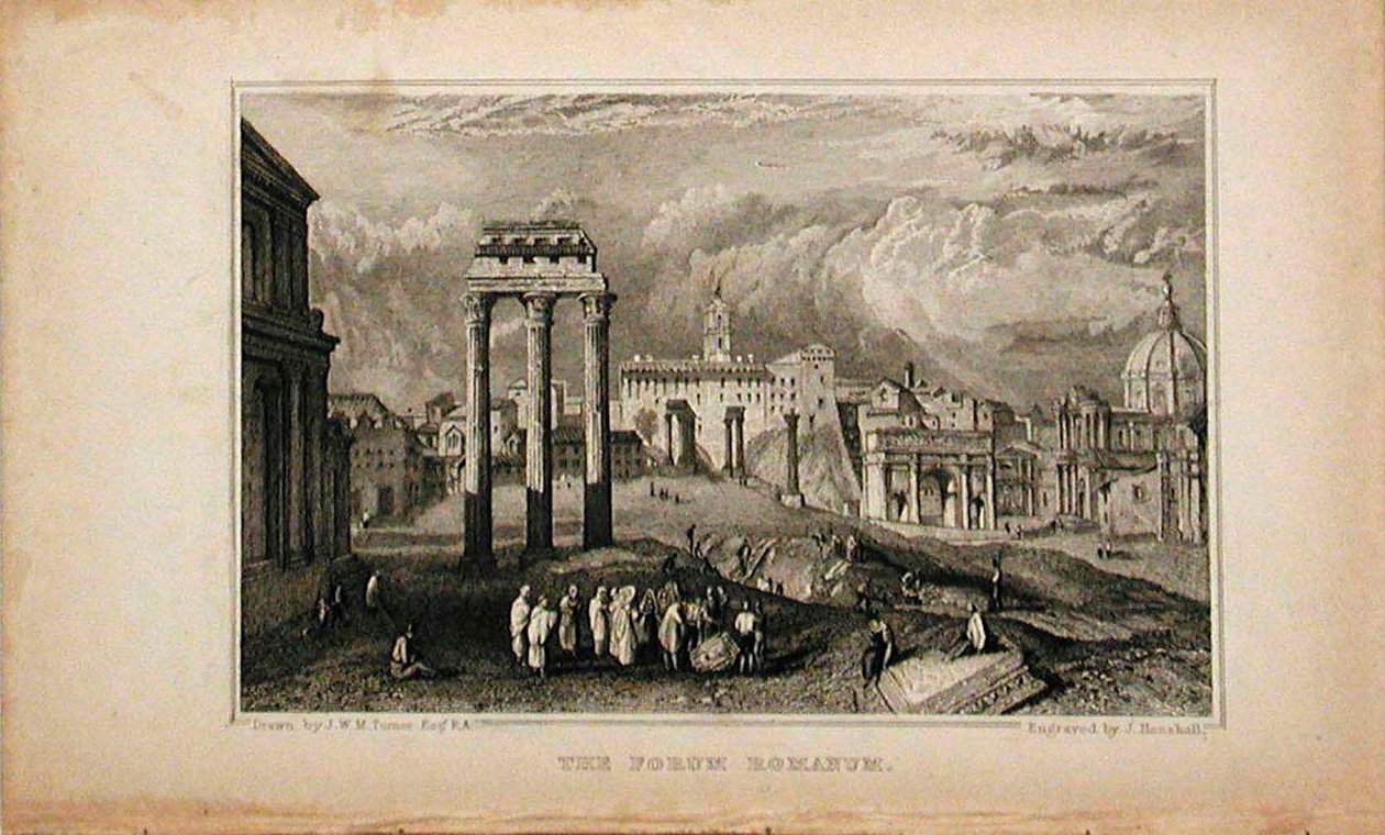 O Fórum Romano de Joseph Mallord William Turner