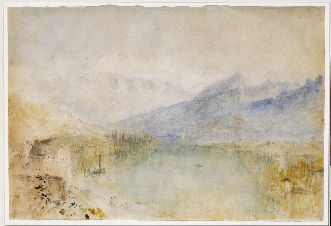 O Lago de Thun, c.1844 de Joseph Mallord William Turner
