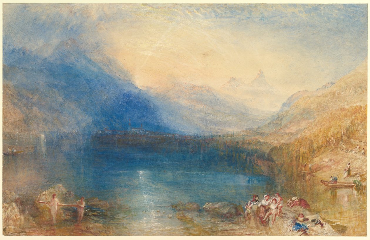 O Lago de Zug de Joseph Mallord William Turner