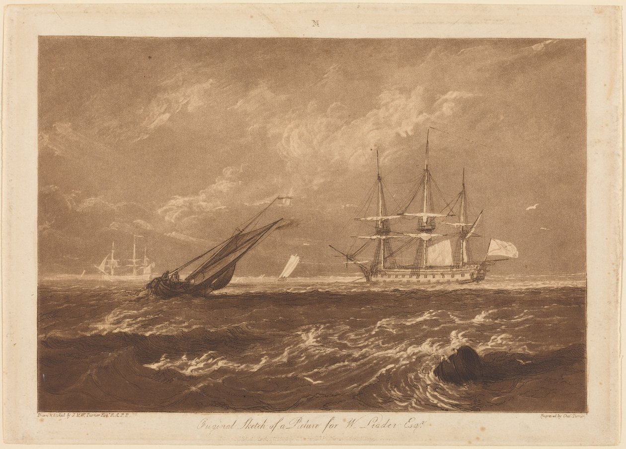 A marinha Leader de Joseph Mallord William Turner
