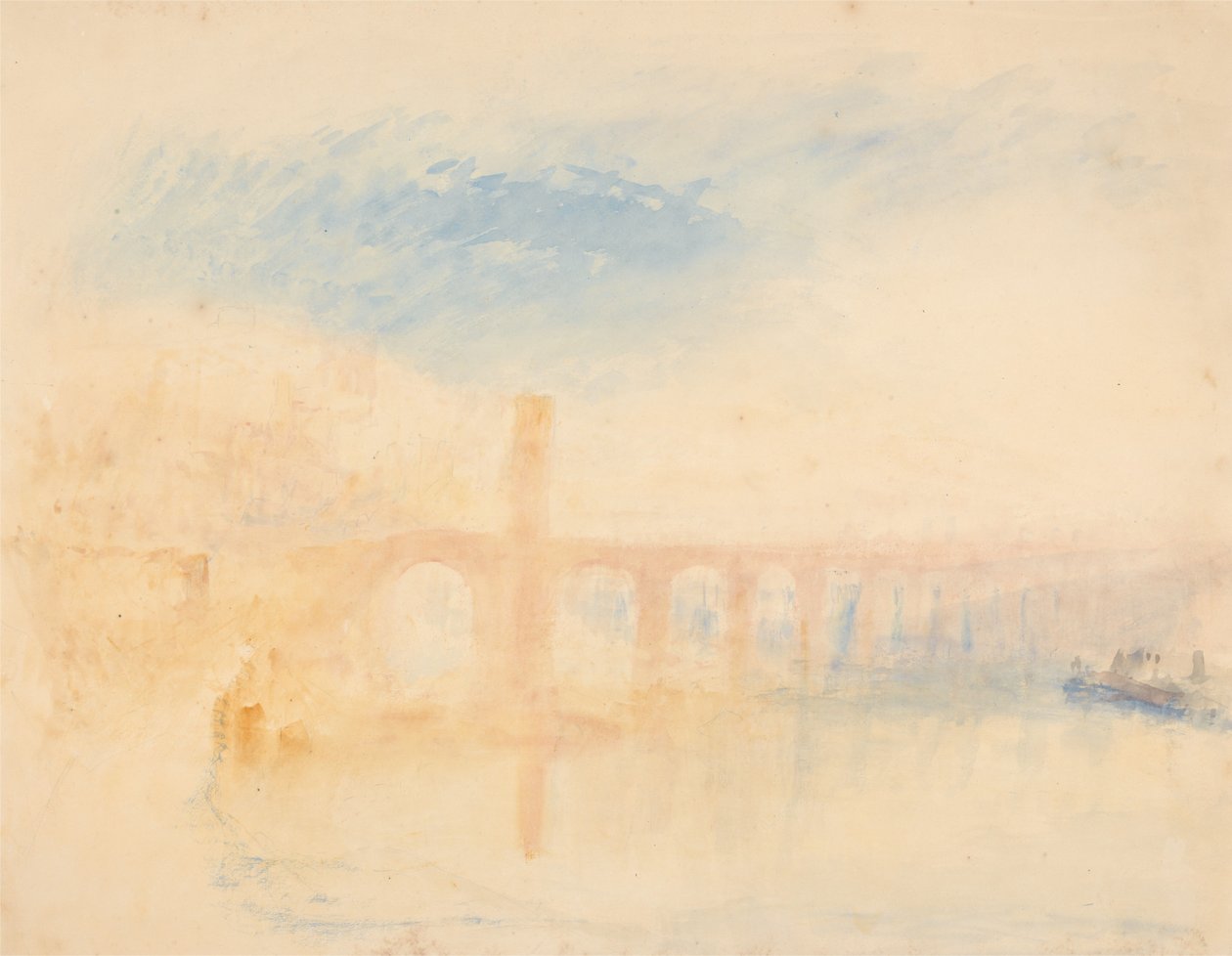 A ponte sobre o Mosela, Coblença de Joseph Mallord William Turner