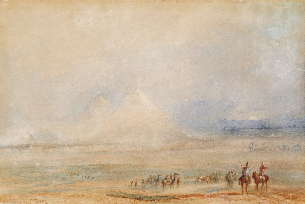 As pirâmides de Gizé de Joseph Mallord William Turner