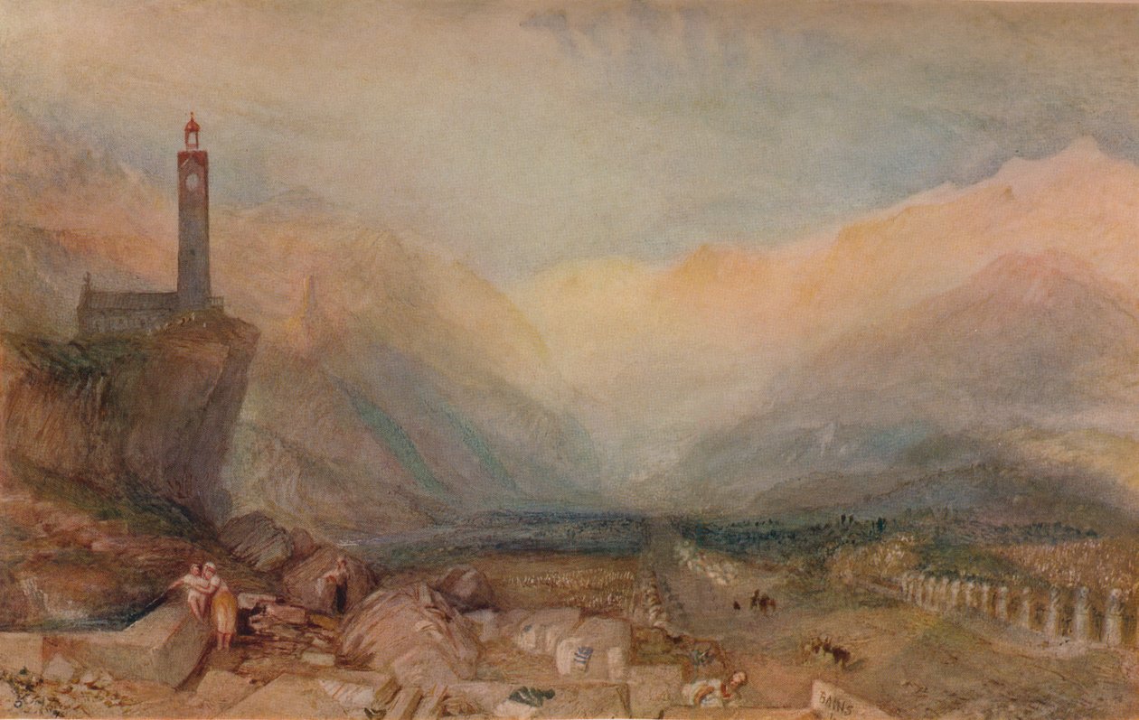 O Splugen Pass, c1841, 1938 de Joseph Mallord William Turner