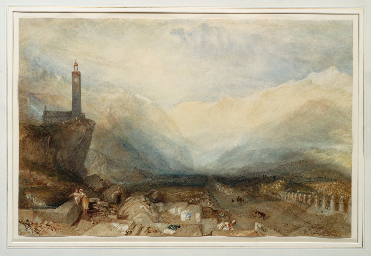 O Passo Splugen, c.1842-43 de Joseph Mallord William Turner
