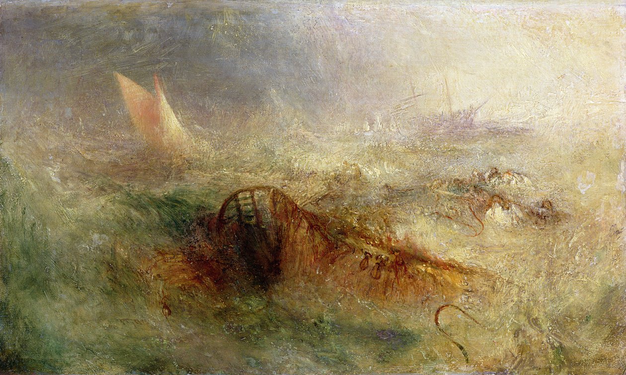 A Tempestade, c.1840-45 (óleo sobre tela) de Joseph Mallord William Turner