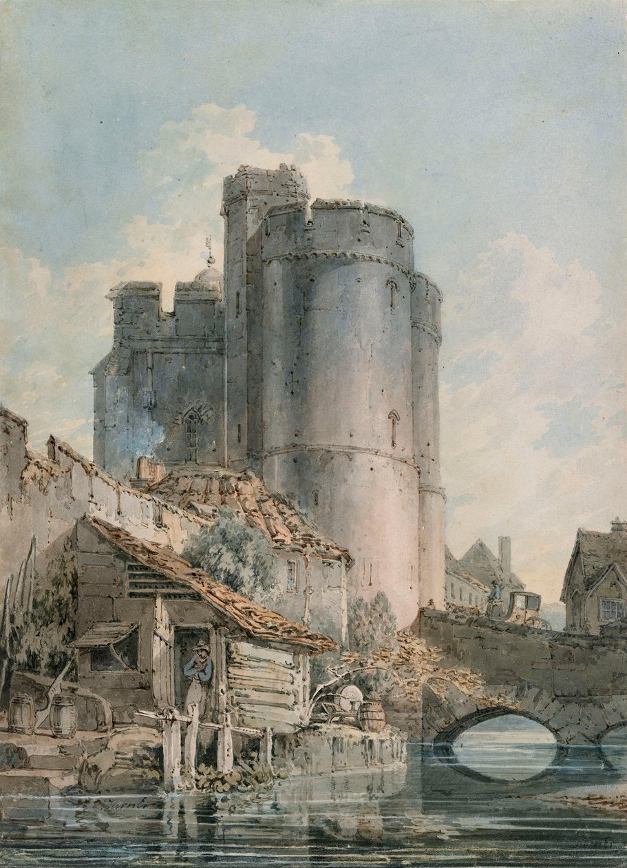 The West Gate, Canterbury, Kent de Joseph Mallord William Turner