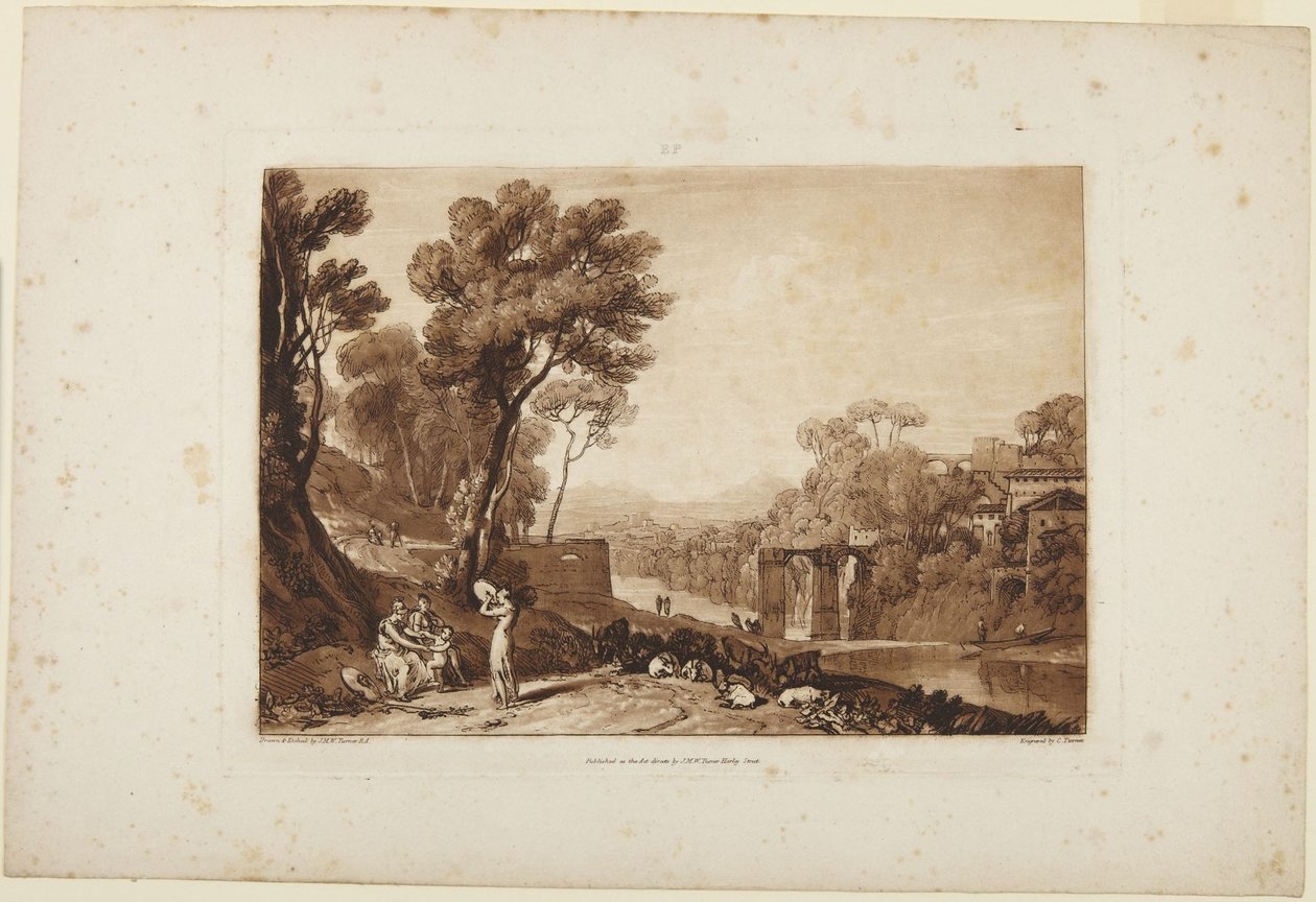 A Mulher e o Pandeiro de Joseph Mallord William Turner
