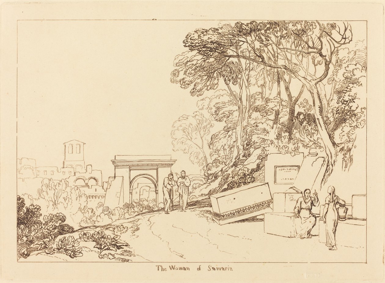 A Mulher de Samaria de Joseph Mallord William Turner
