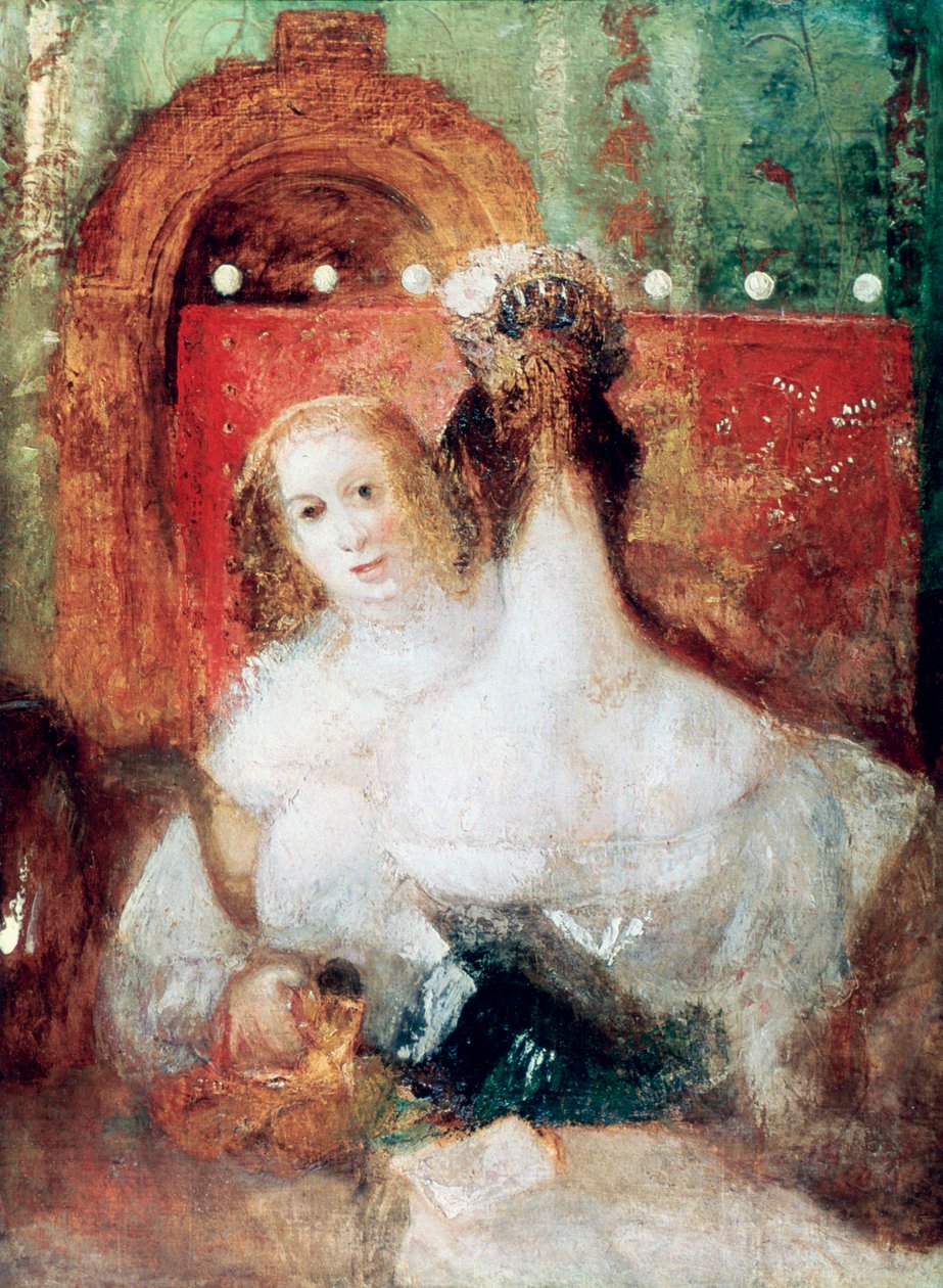 Duas mulheres com uma carta, c1830 de Joseph Mallord William Turner
