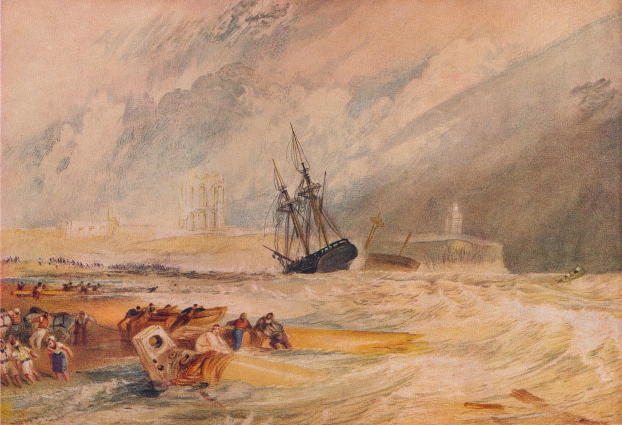 Tynemouth, início do século XIX, 1930. de Joseph Mallord William Turner