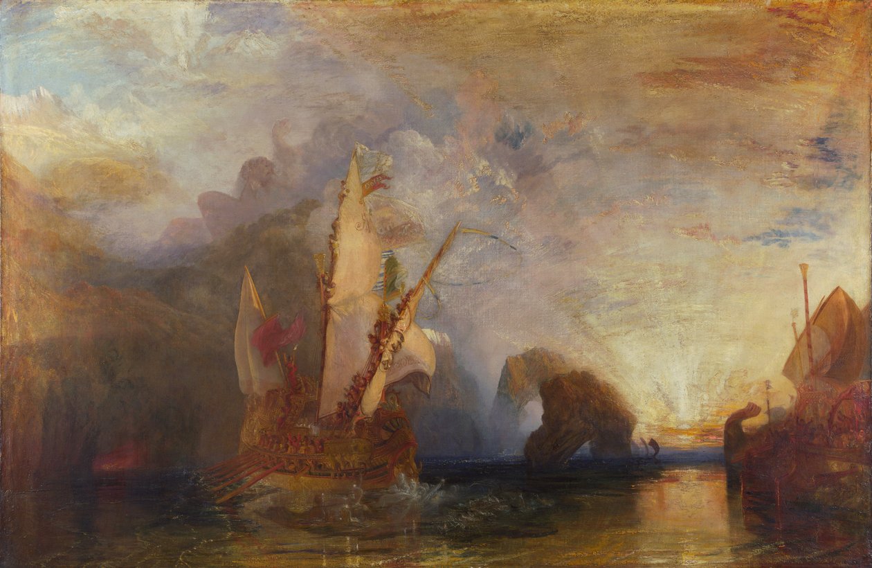 Ulisses zombando de Polifemo de Joseph Mallord William Turner