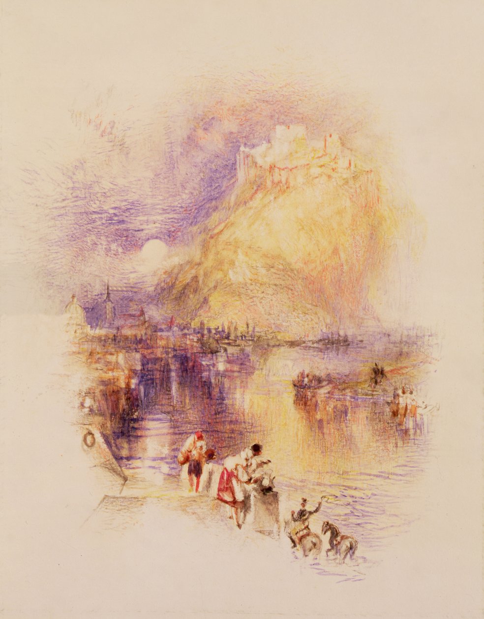 Sem título (lápis de cor sobre papel) de Joseph Mallord William Turner