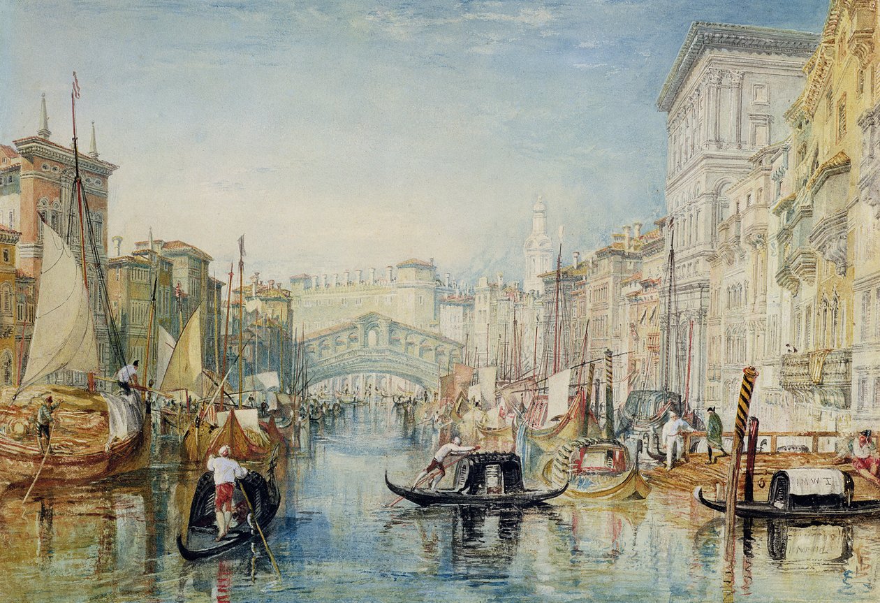 Veneza: O Rialto de Joseph Mallord William Turner