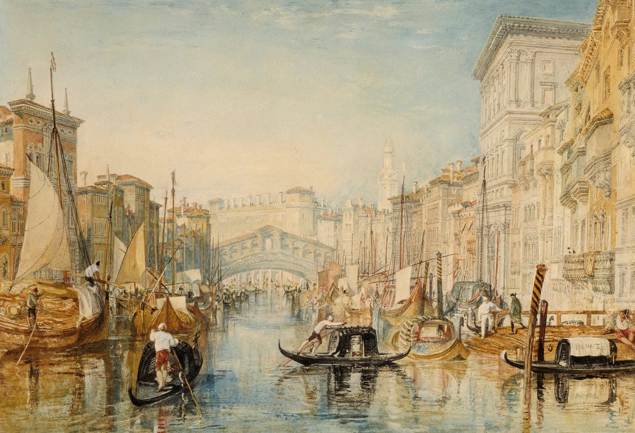 Veneza: O Rialto de Joseph Mallord William Turner