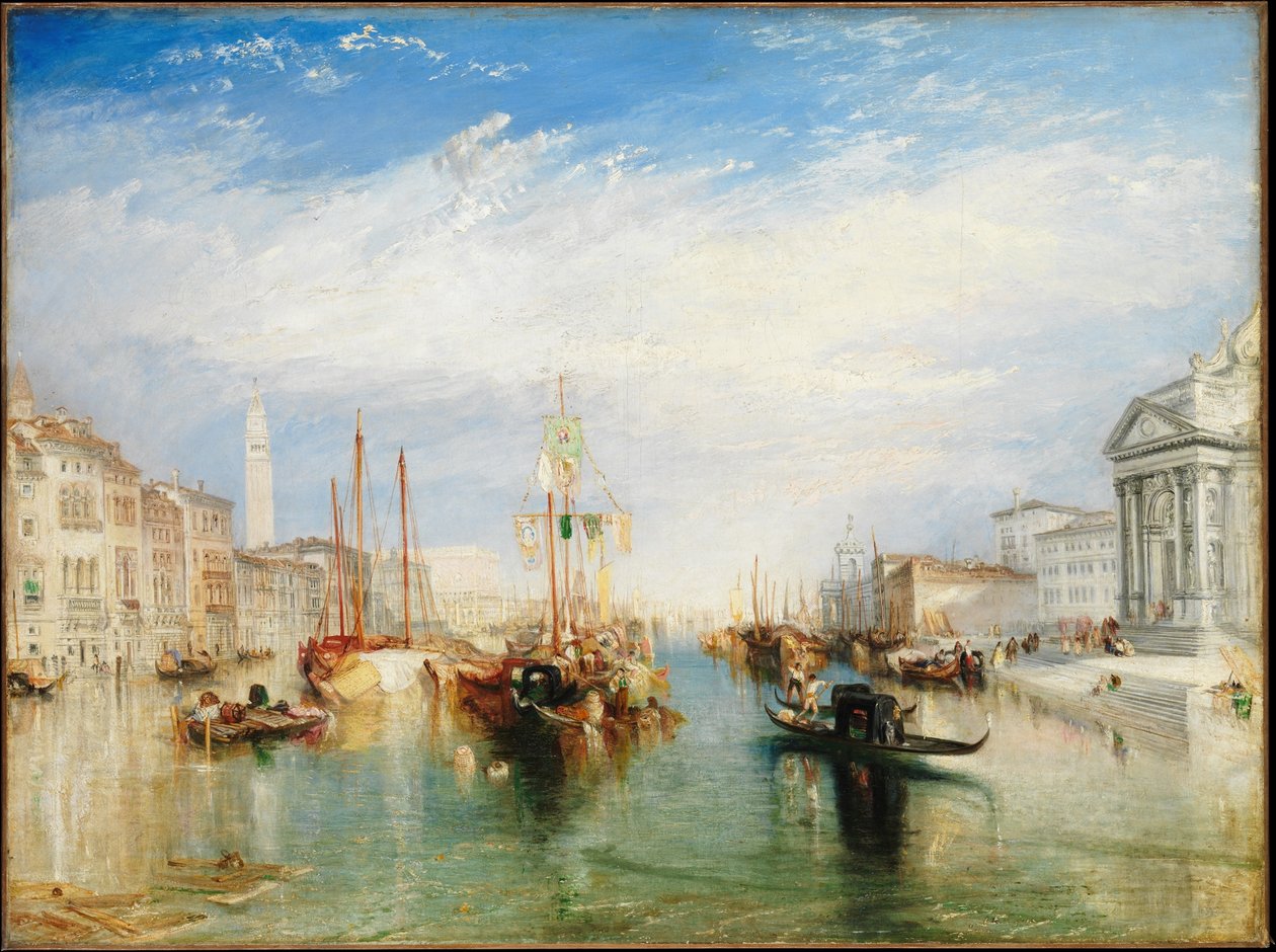 Veneza, do pórtico da Madonna della Salute de Joseph Mallord William Turner