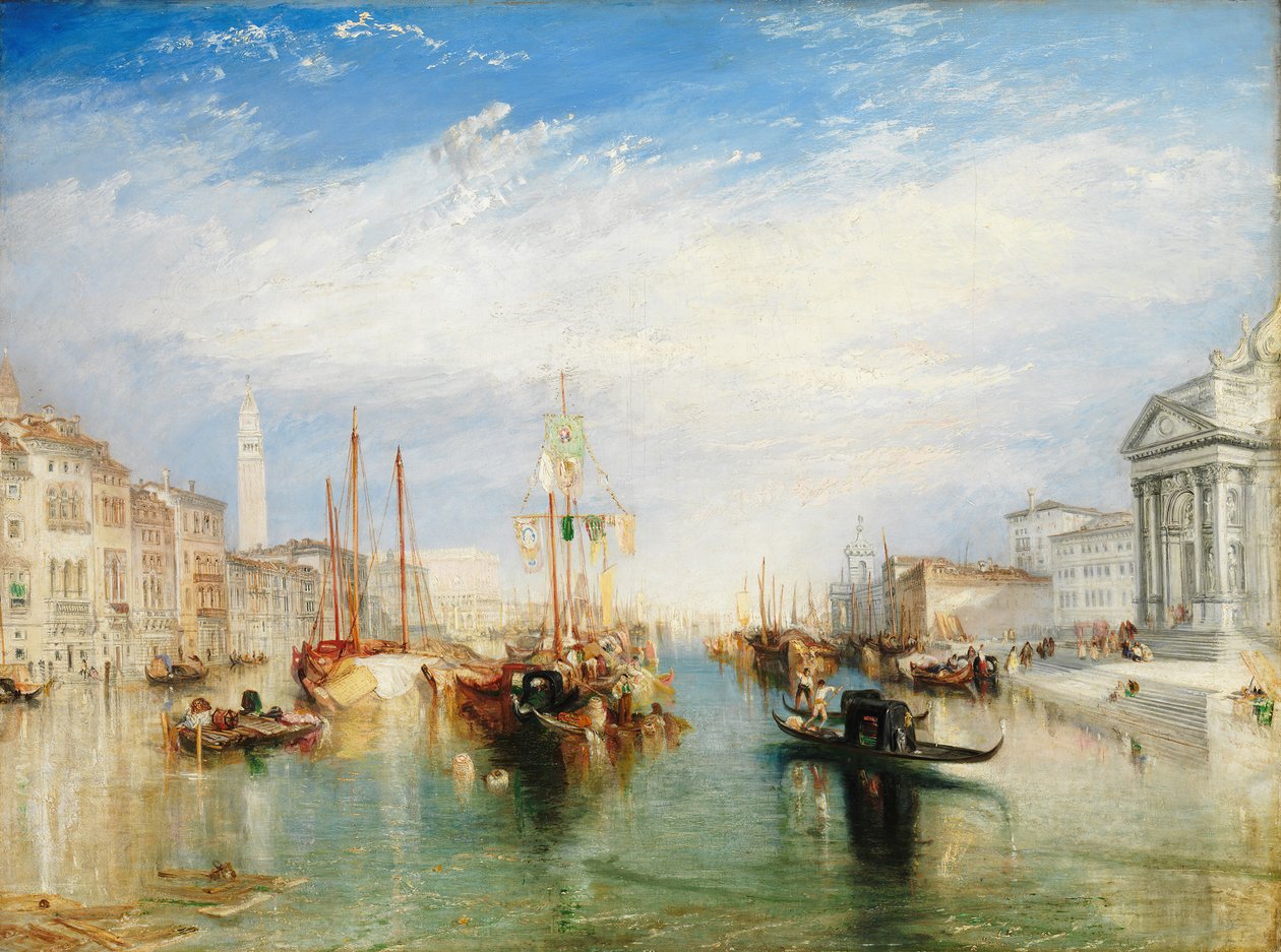 Veneza, do alpendre de Madonna della Salute, ca. 1835 de Joseph Mallord William Turner