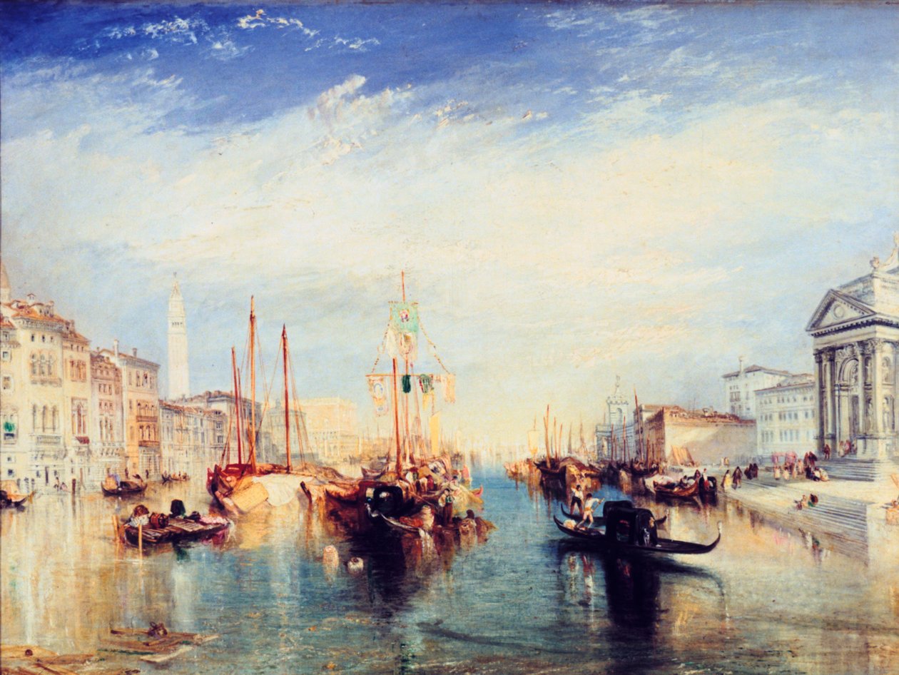 Veneza, da varanda da Madonna della Salute, c1835 de Joseph Mallord William Turner