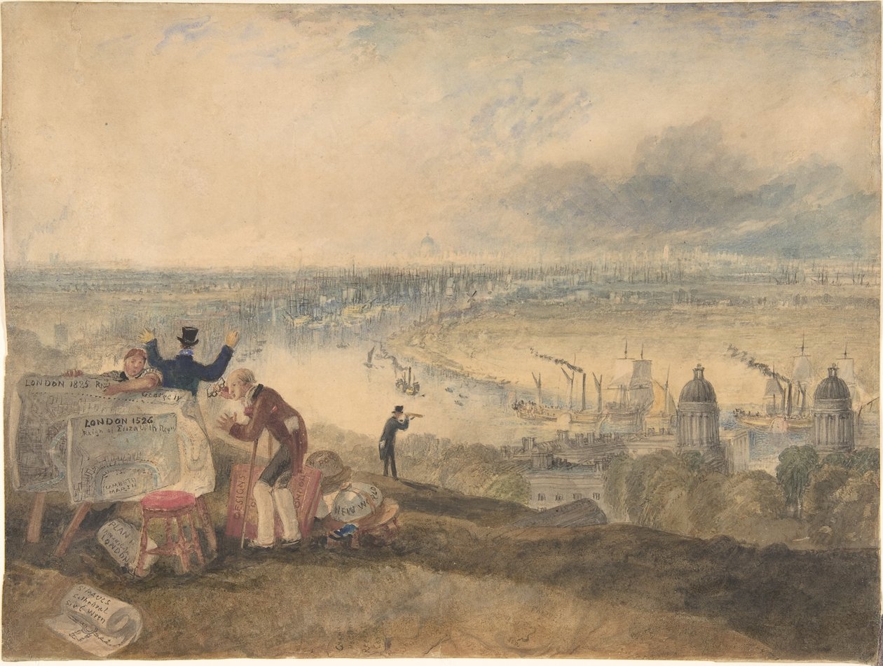 Vista de Londres a partir de Greenwich de Joseph Mallord William Turner