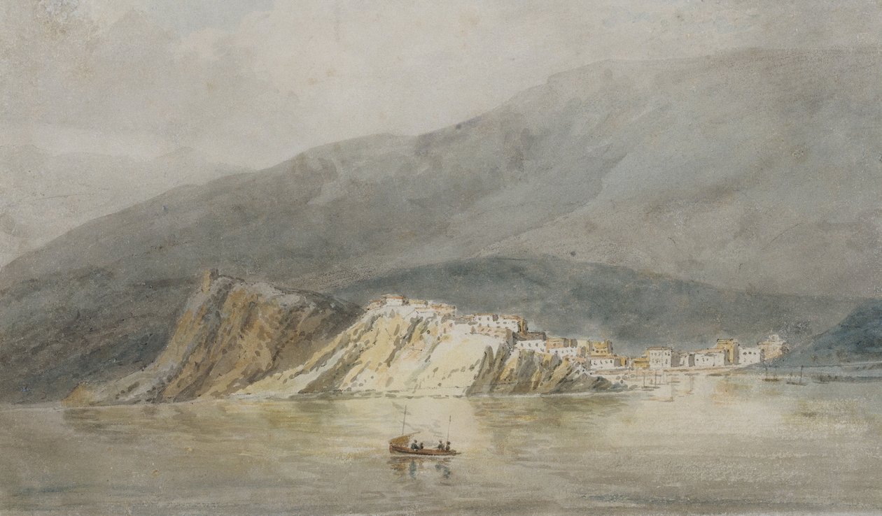 Vista de Sestri di Levante, Gênova, c.1794-95 de Joseph Mallord William Turner