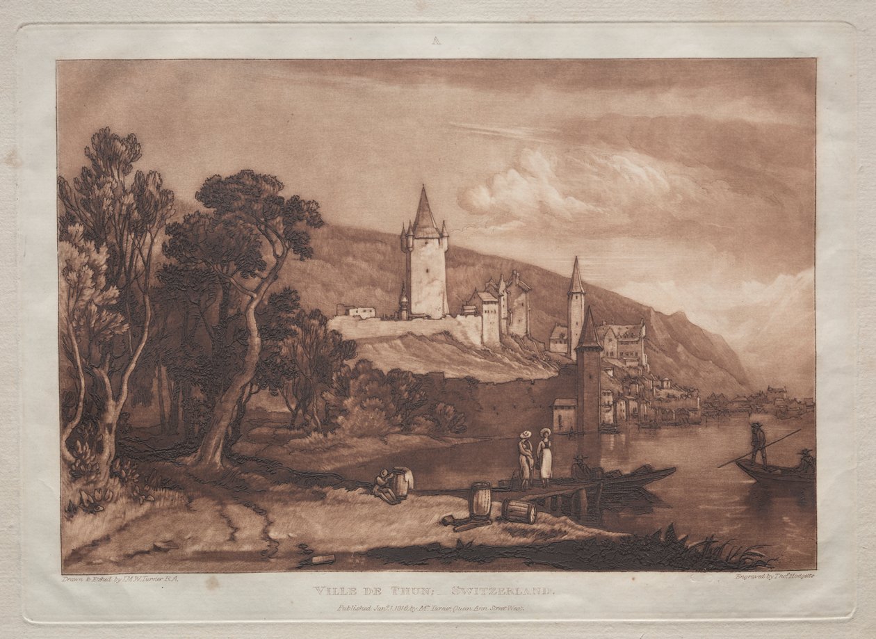 Cidade de Thun de Joseph Mallord William Turner
