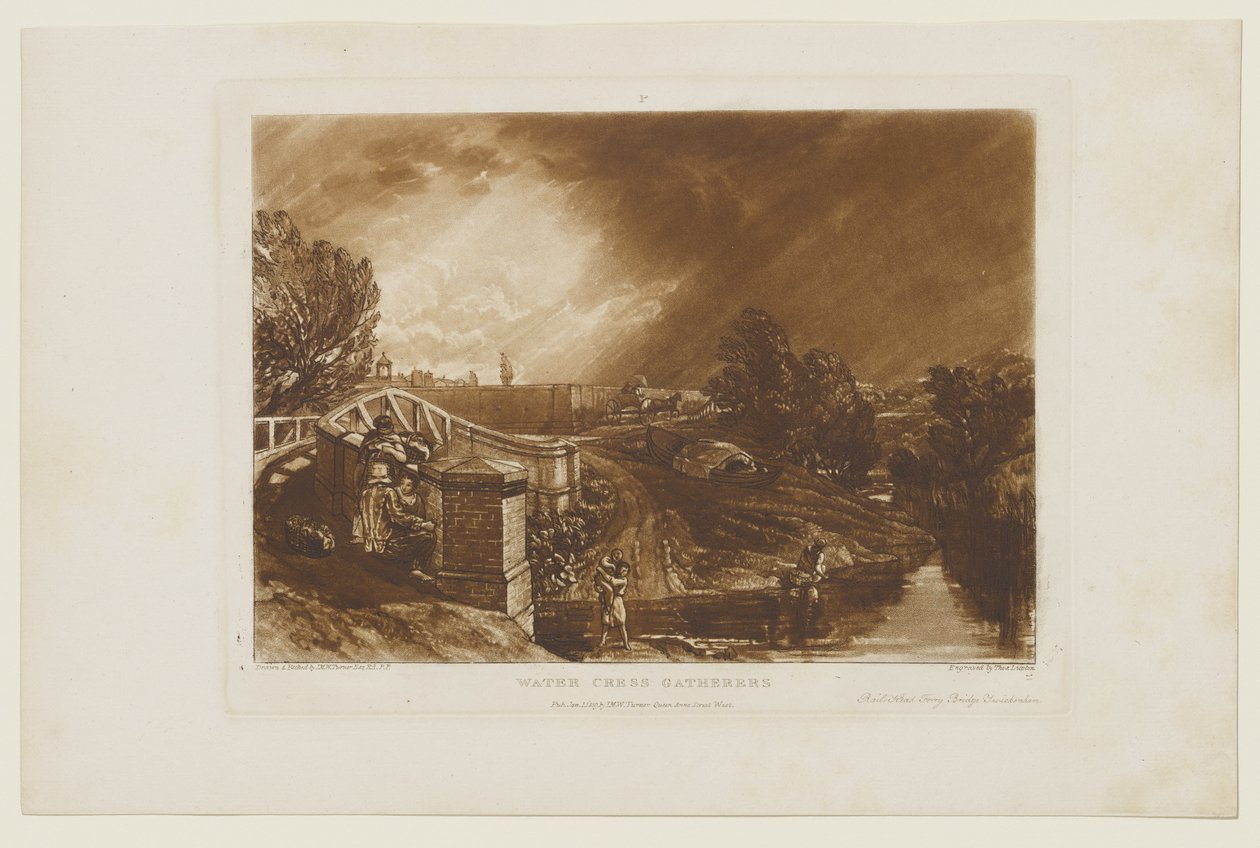 Apanhadoras de agrião de Joseph Mallord William Turner